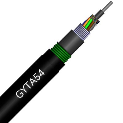 2-864 Yadrolar Termitga qarshi torli bo'shashgan trubkali ikki qavatli optik tolali kabel GYTA54